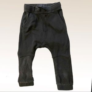 H&M moto sweatpants (black)